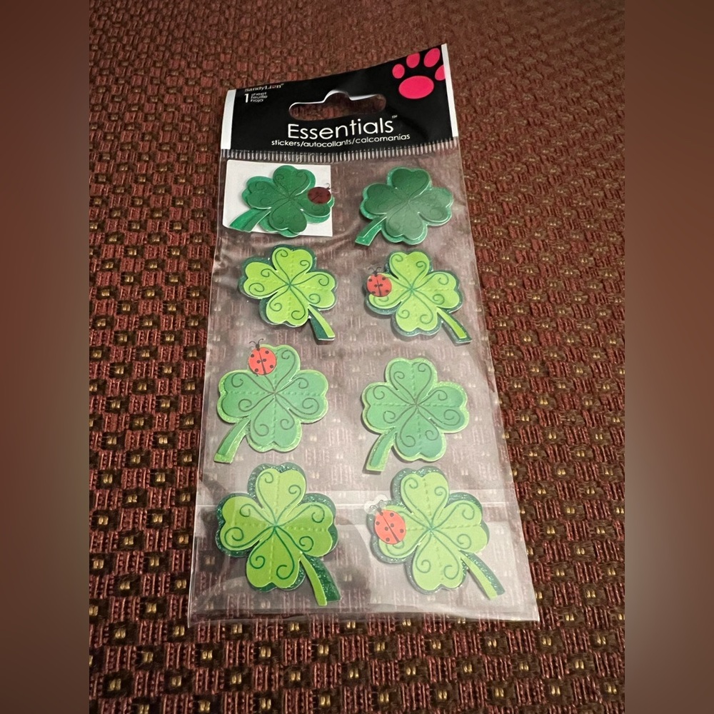 St. Patrick’s Day Assorted Scrapbook Stickers - Picture 3 of 3